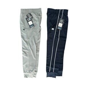 Russell Athletic Boys Pull On Two Pack Joggers Navy / Gray Size Small 6/7 NEW